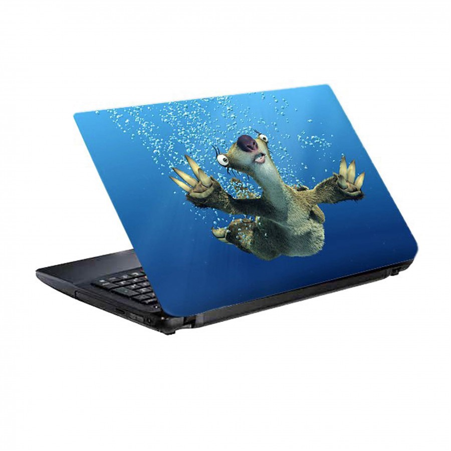 برچسب پشت لپ تاپ مدل عصر یخبندان