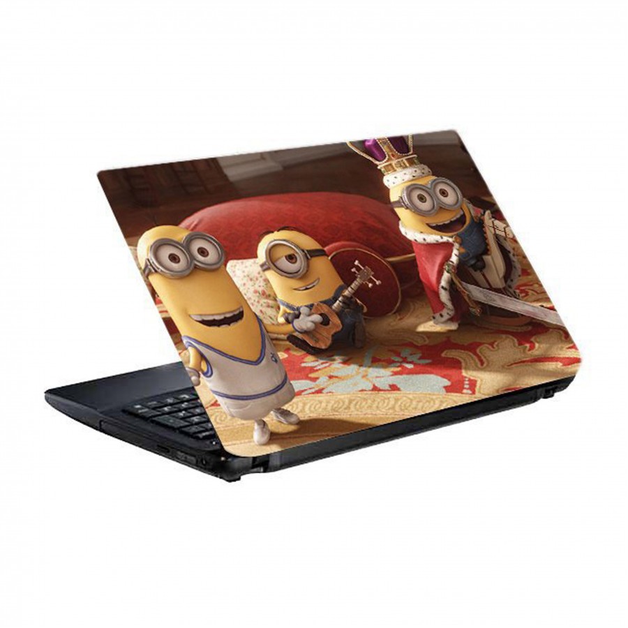 برچسب پشت لپ تاپ مدل مینیون