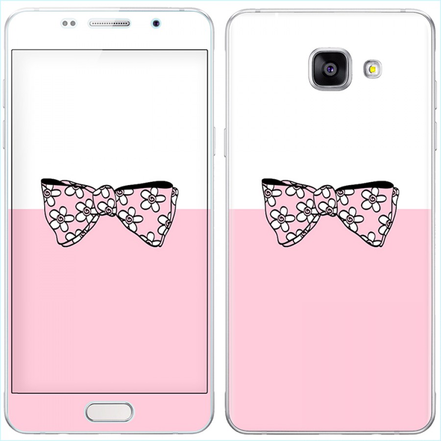 برچسب گلس طرح دار دورو SAMSUNG A7-2016