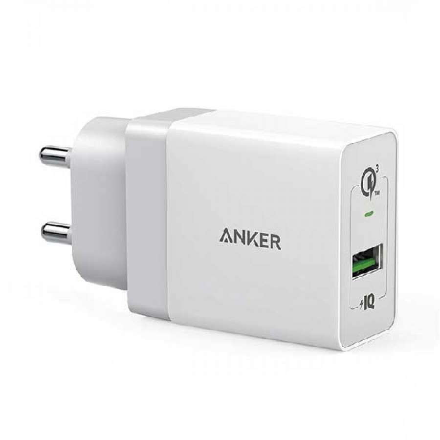 سرشارژر ANKER فست شارژ 18 وات مدل POWERPORT+1 A2013