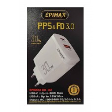 سرشارژر EPIMAX فست شارژ 30 وات مدل EU-82 
