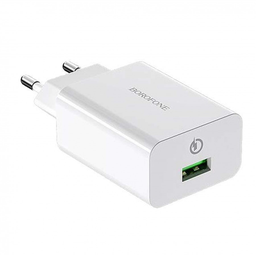 سر شارژر ديواري BOROFONE فست شارژ 18 وات مدل BA21A