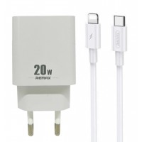 شارژر REMAX فست شارژ 20 وات مدل RP-U5 به همراه کابل آیفون
