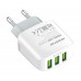 شارژر ديواري KINGSTAR فست شارژ 17 وات مدل KW163A به همراه کابل MICRO USB