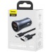 شارژر فندکی فست شارژ 40 وات BASEUS مدل TZCCJD-0G همراه با کابل TYPE-C