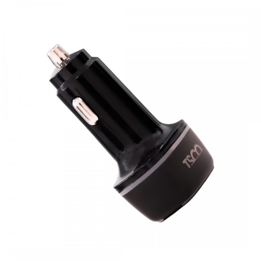 شارژر فندکی فست شارژر 30 وات TSCO مدل TCG40 به همراه کابل TYPE-C