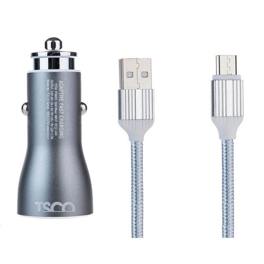 شارژر فندکی فست شارژ TSCO مدل TCG 13