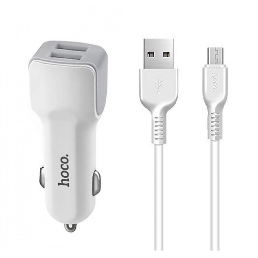 شارژر فندکی HOCO مدل Z23 به همراه کابل اندروید