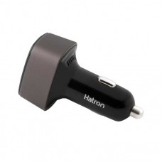 شارژر فندکی فست شارژ 56 وات Hatron مدل HCC3210PQ همراه با کابل دو سر TYPE-C 