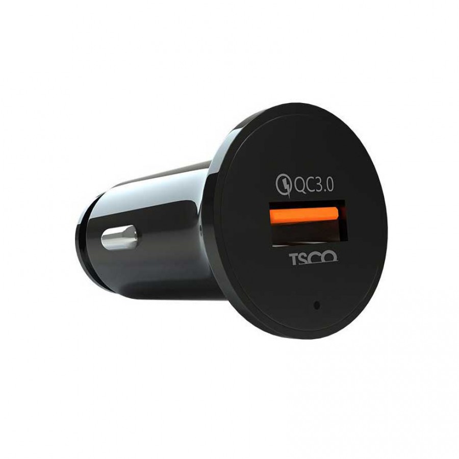 شارژر فندکی فست شارژ 18 وات TSCO مدل TCG 34 همراه با کابل TYPE-C