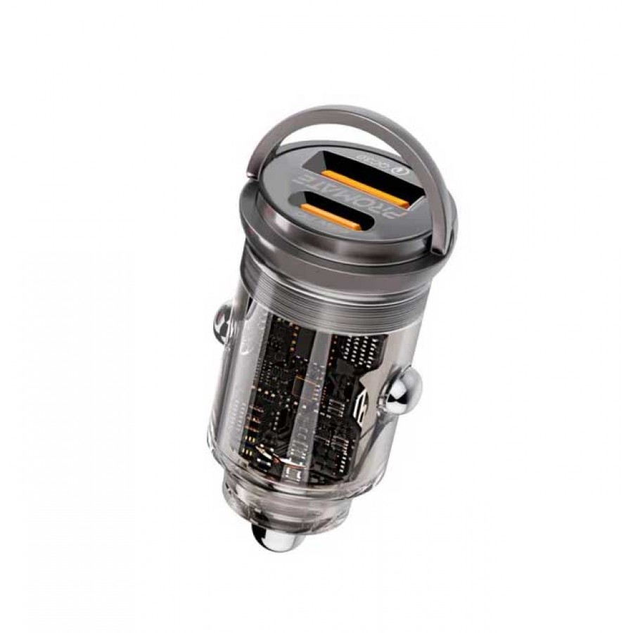 شارژر فندکی فست شارژ 65 وات PROMATE مدل TRANSDRIVE