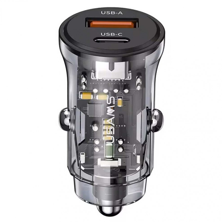 شارژر فندکی فست شارژ 30 وات USAMS مدل US-CC164