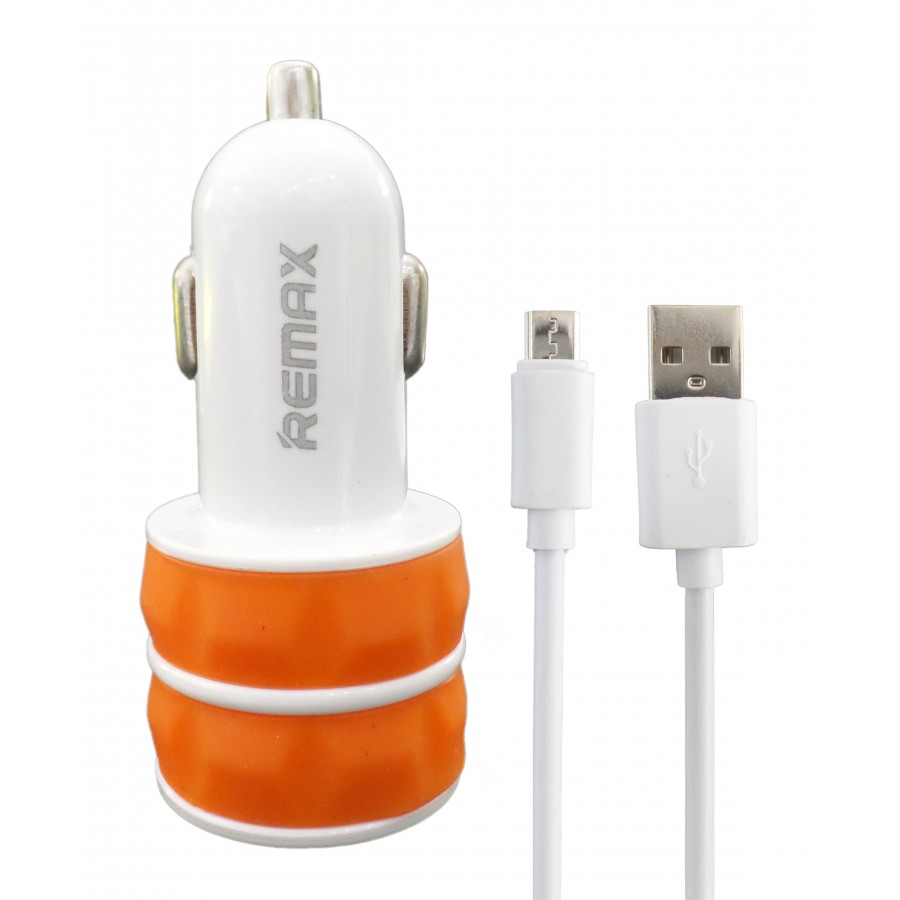 شارژر فندکی REMAX مدل RX-03 به همراه کابل اندروید