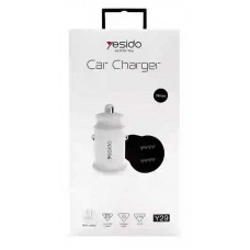 شارژر فندکی YESIDO مدل Y29 به همراه کابل اندروید 