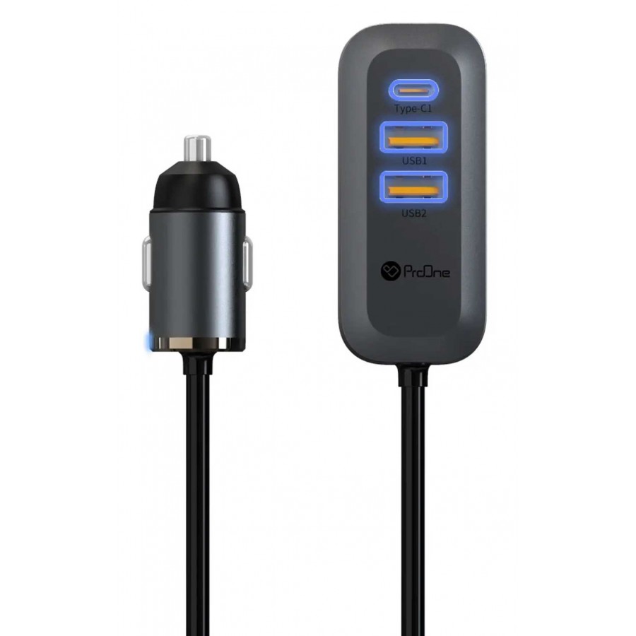 شارژر فندکی ProOne فست شارژ 100 وات مدل PCG23