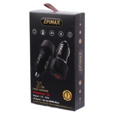 شارژر فندکی فست شارژ 20 وات EPIMAX مدل EU-58 