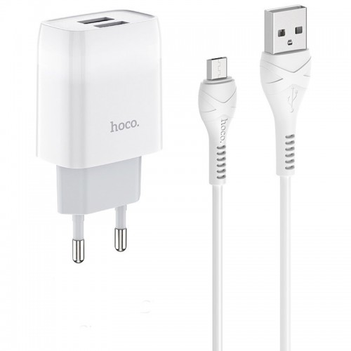 شارژر HOCO مدل C73A به همراه کابل MICRO USB