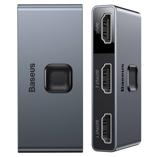 سوئیچ دو پورت BASEUS HDMI مدل CAHUB-BC0G