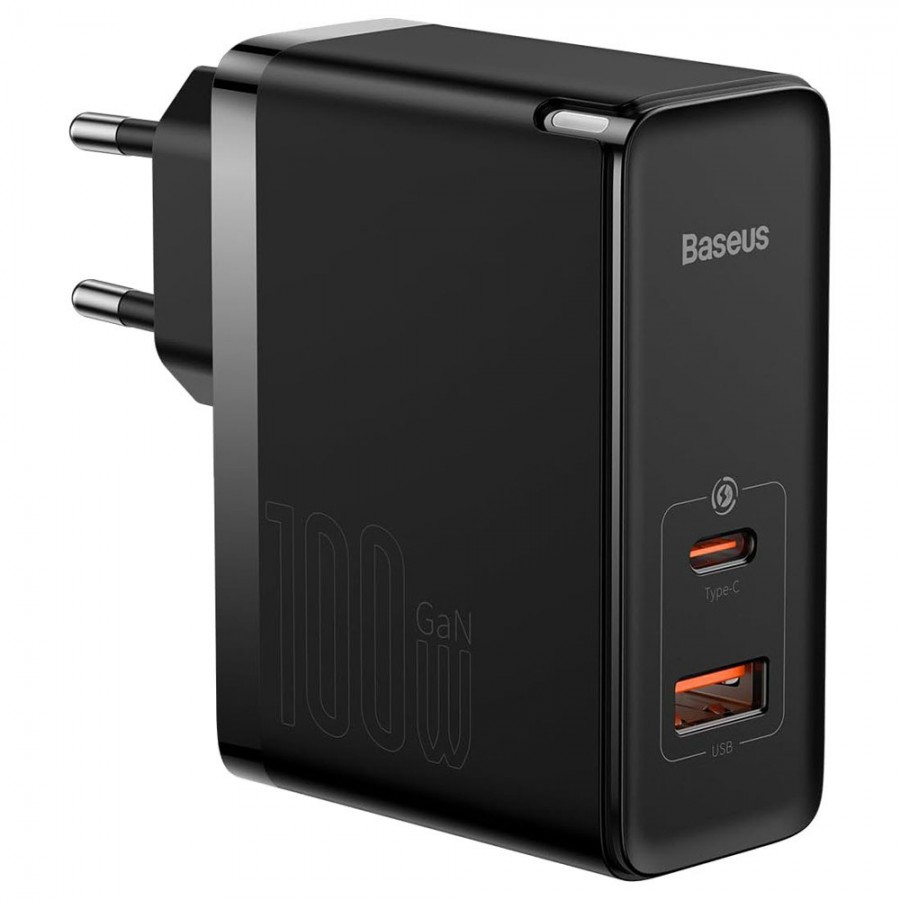 شارژر BASEUS فست شارژ 100 وات GaN5 PRO مدل CCGP09020 به همراه کابل TYPE-C
