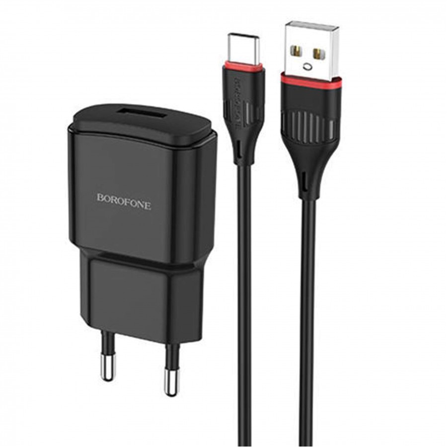 شارژر BOROFONE مدل BA48A به همراه کابل TYPE-C