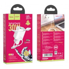 شارژر HOCO فست شارژ 30 وات مدل N13 به همراه کابل دو سر TYPE-C 