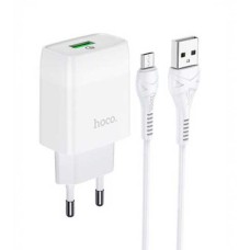 شارژر HOCO فست شارژ 18 وات مدل C72Q به همراه کابل MICRO USB