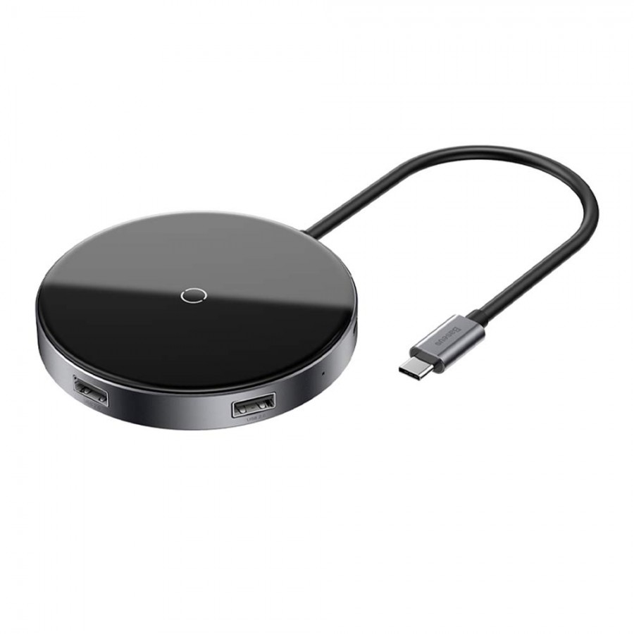 شارژر وایرلس و هاب 5 پورت BASEUS مدل WXJMY-0G