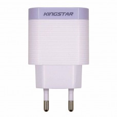 شارژر دیواری KINGSTAR فست شارژ 18 وات مدل KW188Q به همراه کابل TYPE-C