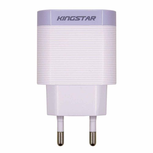 شارژر دیواری KINGSTAR فست شارژ 18 وات مدل KW188Q به همراه کابل TYPE-C