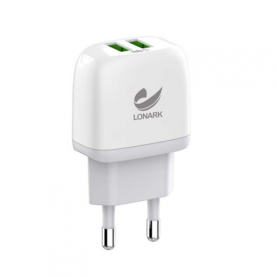 شارژر LONARK مدل LW53-A به همراه کابل MICRO
