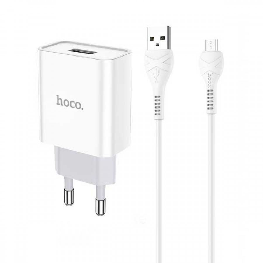 شارژر HOCO مدل C81A به همراه کابل MICRO USB