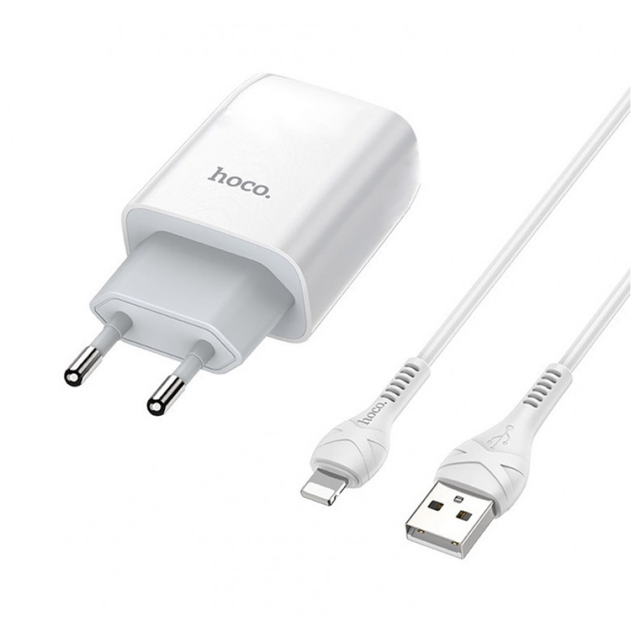 شارژر HOCO مدل C73A به همراه کابل آیفون