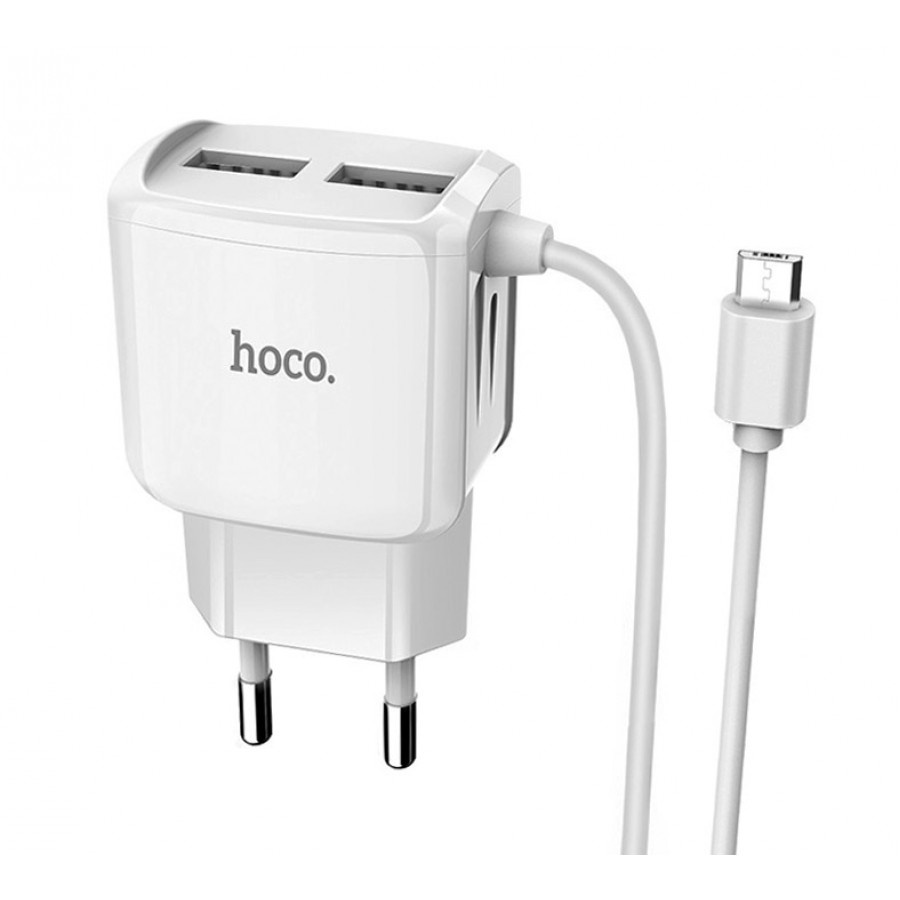 شارژر HOCO مدل C59A به همراه کابل متصل MICRO USB