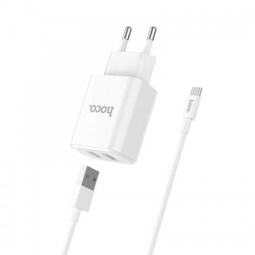 شارژر HOCO مدل C62A به همراه کابل MICRO USB