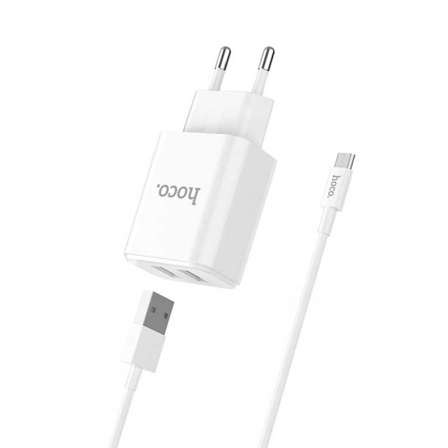 شارژر HOCO مدل C62A به همراه کابل MICRO USB