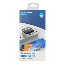 شارژر KINGSTAR فست شارژ 32 وات مدل KW196CPD به همراه کابل TYPE-C 