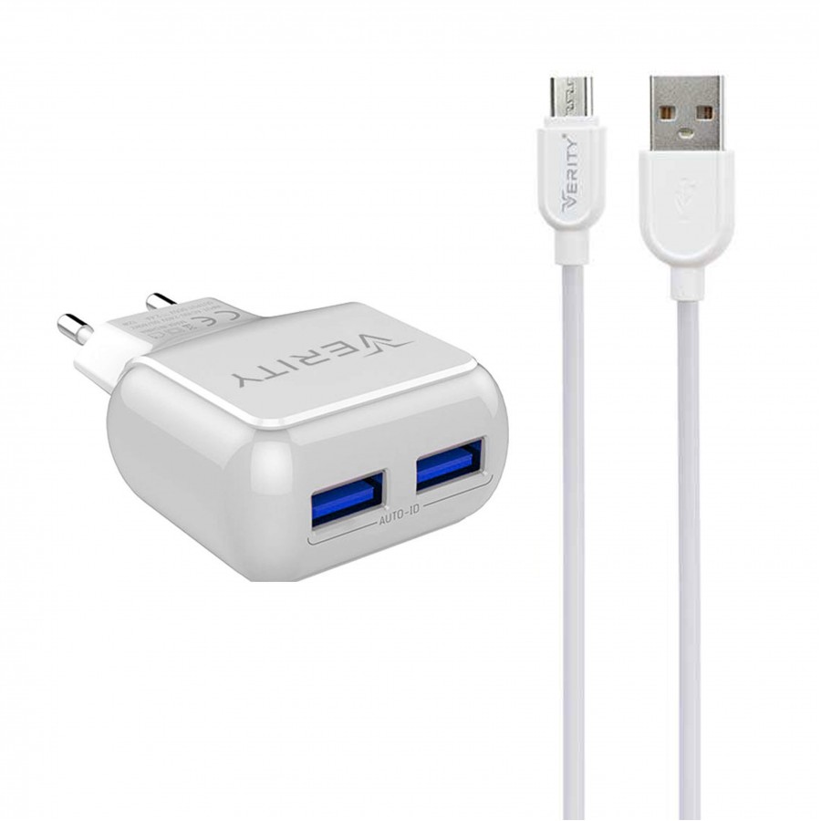شارژر VERITY مدل AP 2111 به همراه کابل MICRO USB