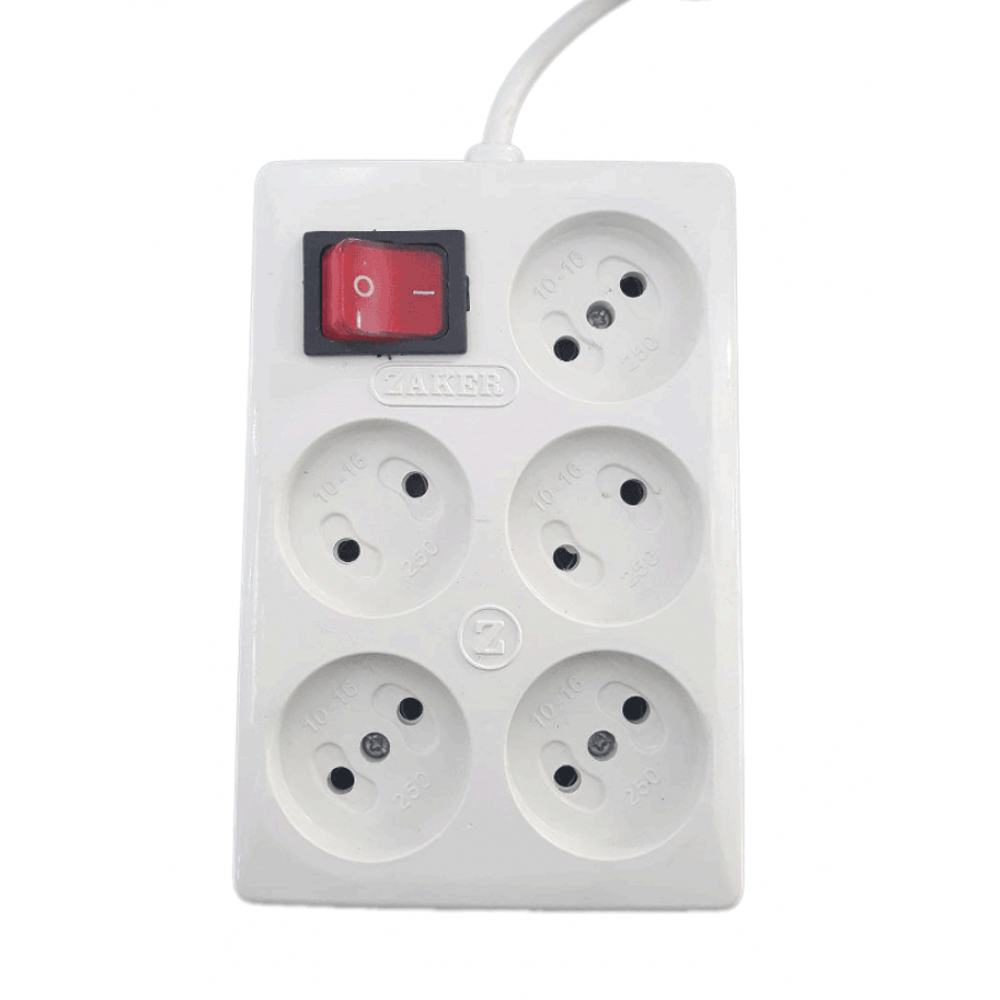 چندراهی برق ZAKER کلیددار 5خانه