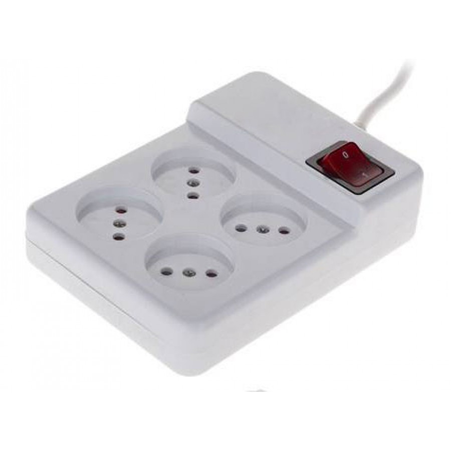 چندراهی برق SABA کلیددار 4 خانه