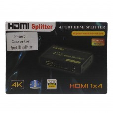 اسپلیتر 4 پورت P-NET HDMI مدل FJ-SM4K104 