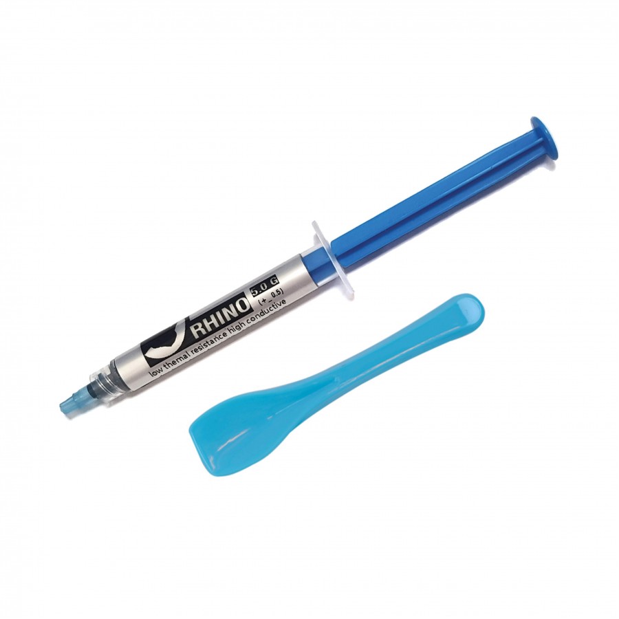 خمیر سیلیکون سرنگی نقره ای 5 گرمی RHINO 