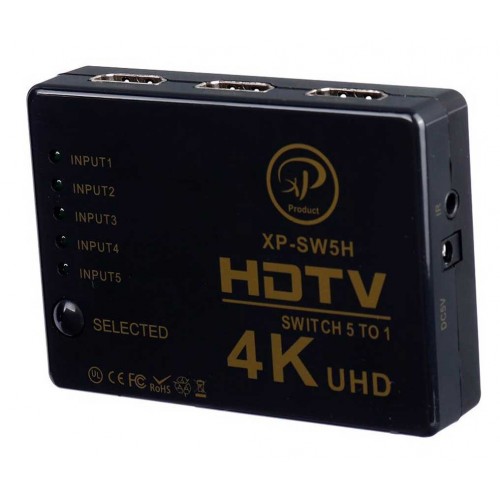 سوئیچ 3 پورت XP 4k ULTRA HDMI مدل SW3S