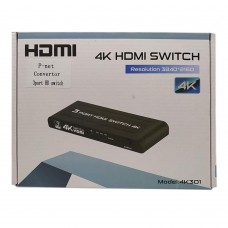 سوئیچ 5 پورت P-NET HDMI مدل 4K501 کیفیت 4K 