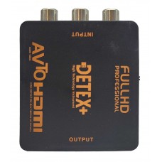 تبدیل AV (سه فیش) به DETEX+ HDMI