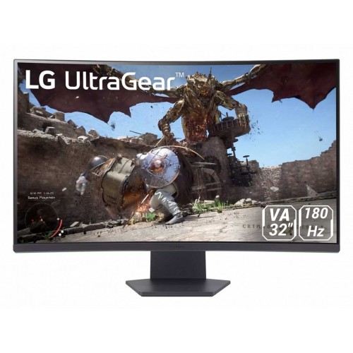 مانيتور خمیده LG مدل 32GS60QC-B سايز 32 اينچ 