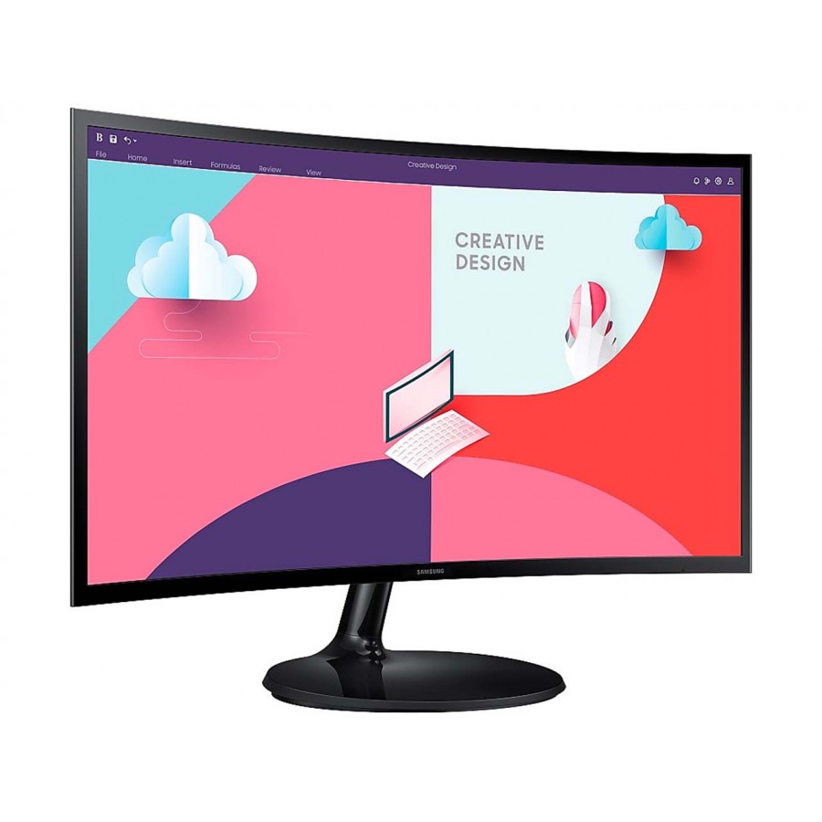 مانيتور خمیده SAMSUNG مدل LS24C360EA سايز 24 اينچ