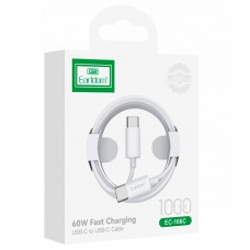 کابل شارژ دو سر TYPE-C فست شارژ 60 وات Earldom مدل EC-166C طول 1 متر 