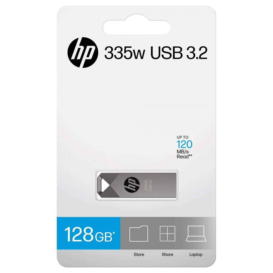 فلش مموری HP مدل 335w USB3.2 ظرفيت 128 گيگابايت