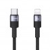 کابل تبدیل TYPE-C به LIGHTNING فست شارژ USAMS مدل SJ729 طول 1.2 متر