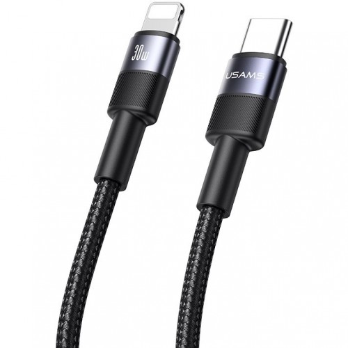 کابل تبدیل TYPE-C به LIGHTNING فست شارژ USAMS مدل SJ729 طول 1.2 متر
